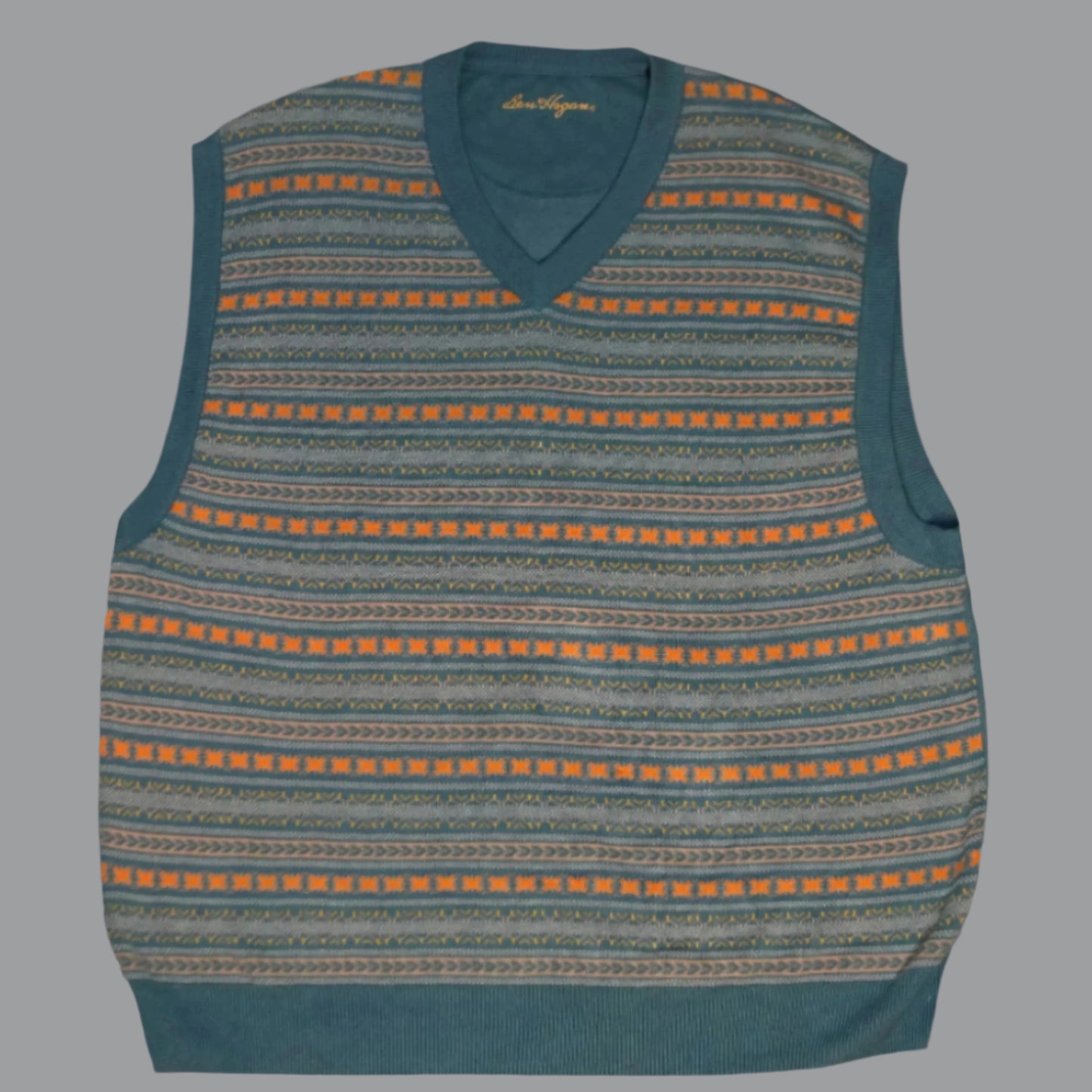 Vibrant Jacquard Sweater Vest