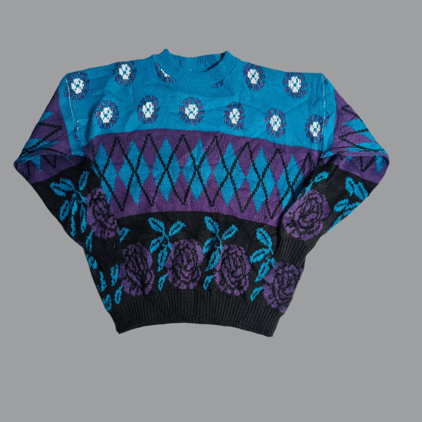 Violet Blossom Sweater