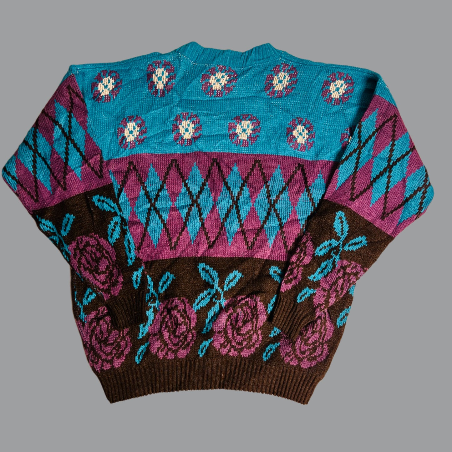 Violet Blossom Sweater