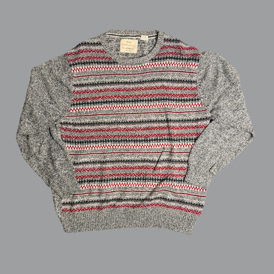 Vintage Nordic Striped Knit