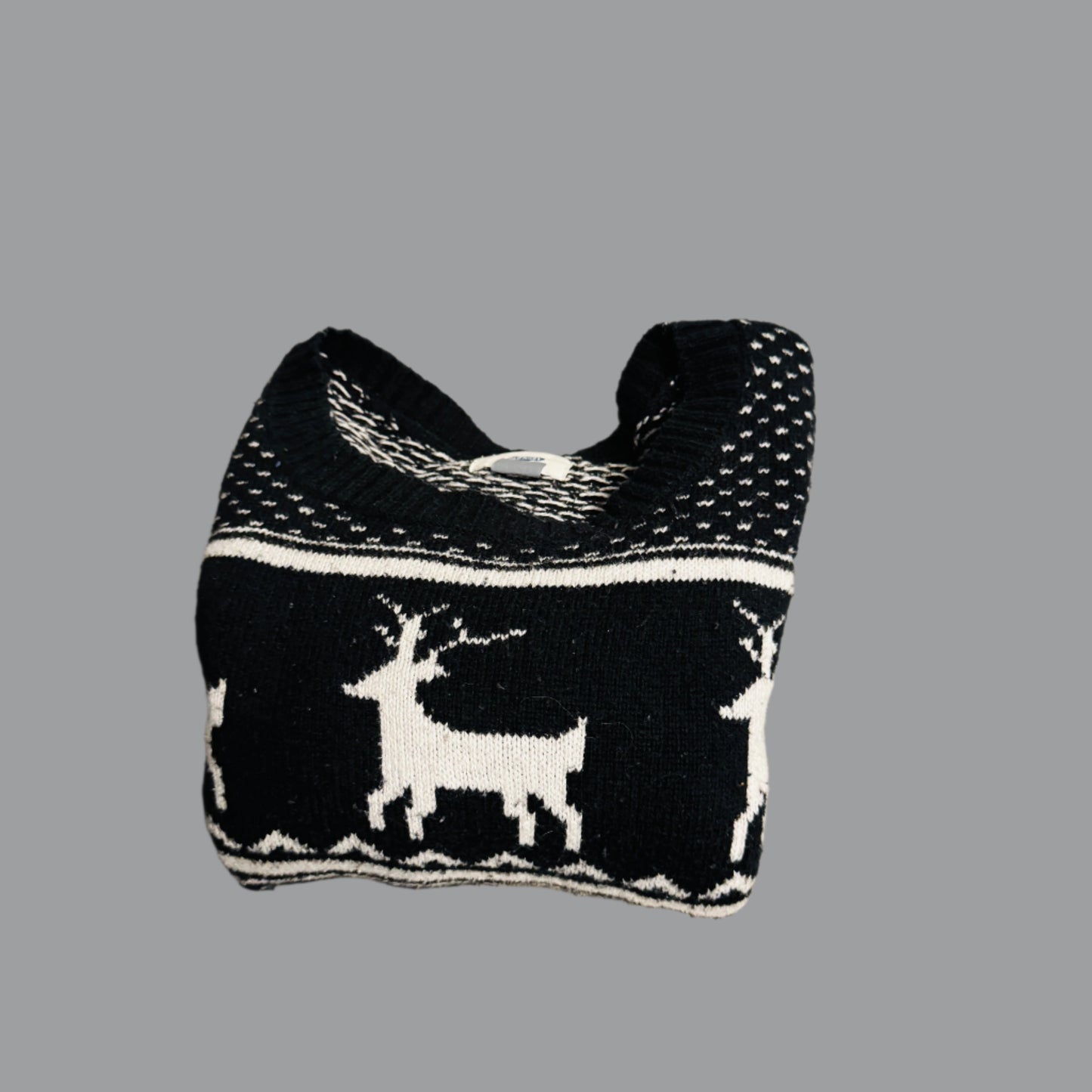 Vintage Nordic Reindeer Sweater