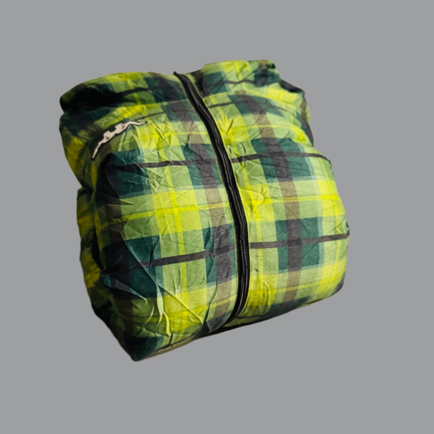 Kappa Neon Plaid Puffer Jacket