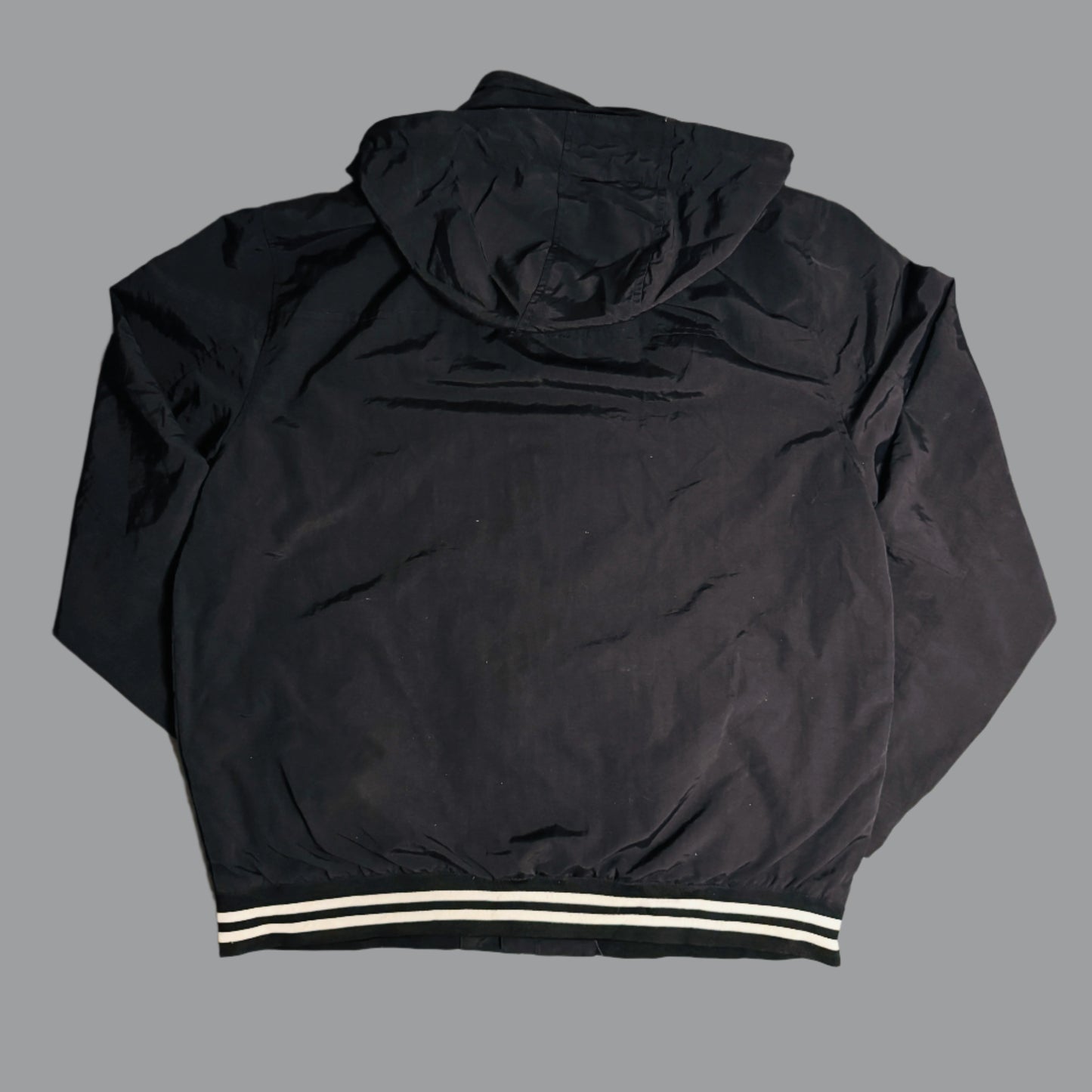Tommy Hilfiger Black Striped Windbreaker