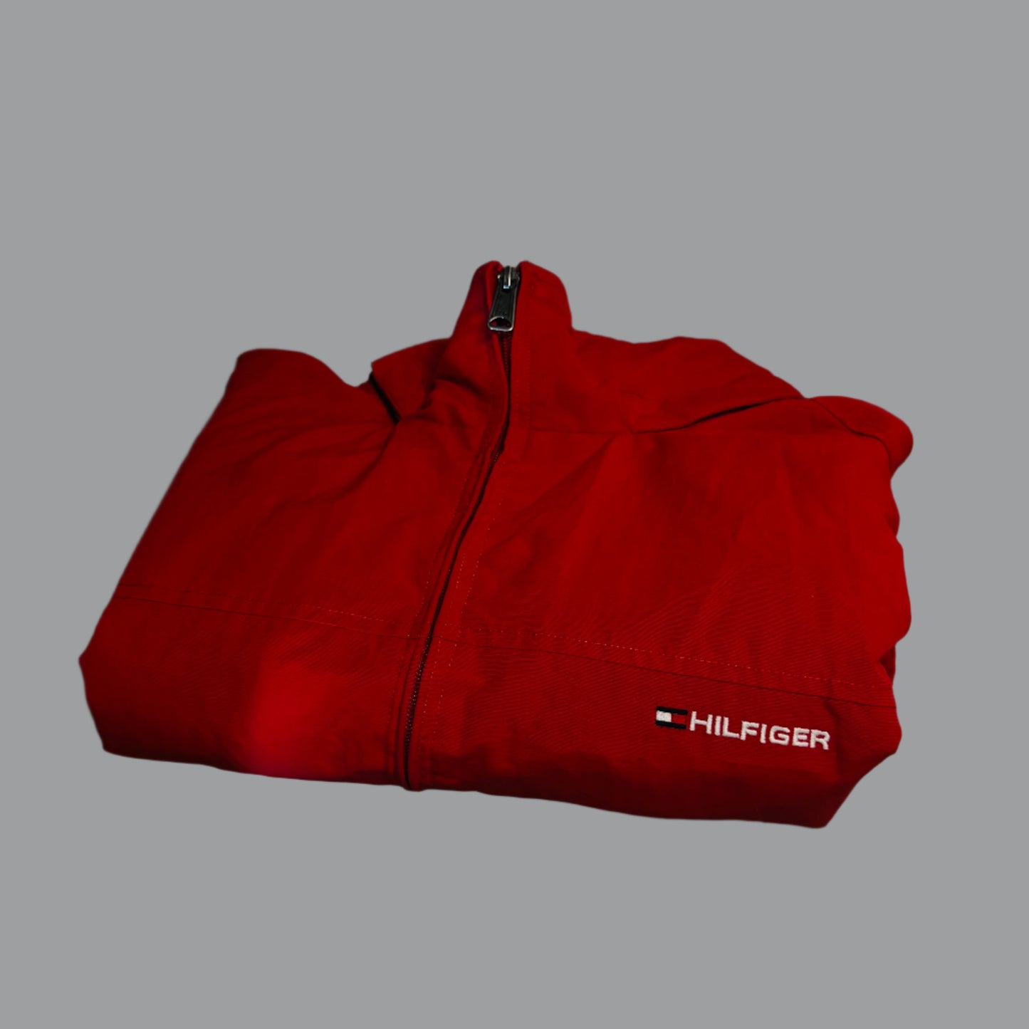 Tommy Hilfiger Red Windbreaker Jacket