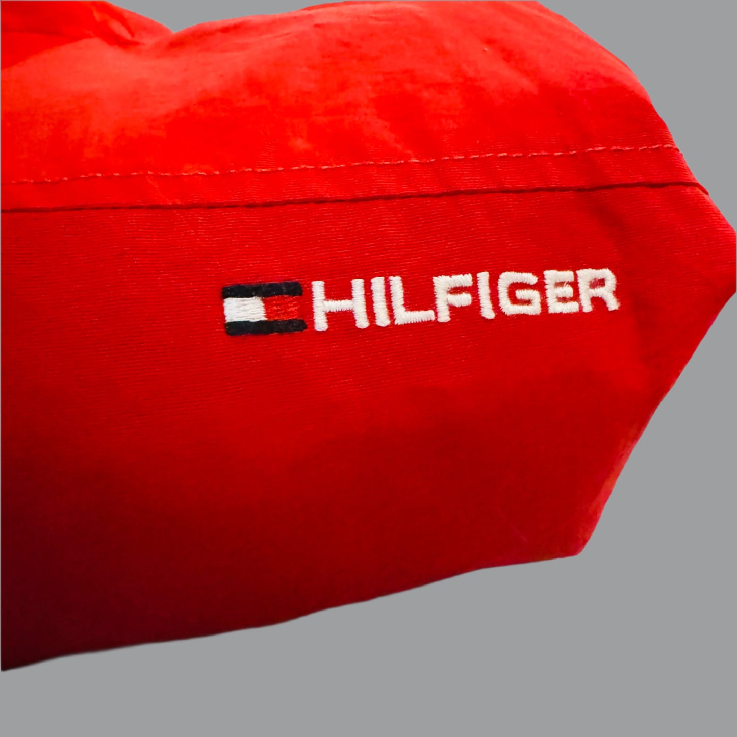 Tommy Hilfiger Red Windbreaker Jacket