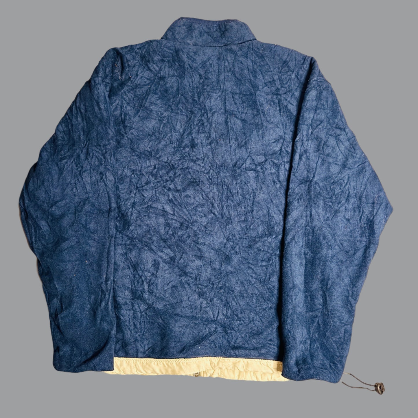 Reebok Navy Suede Fleece Jacket/Two Sided
