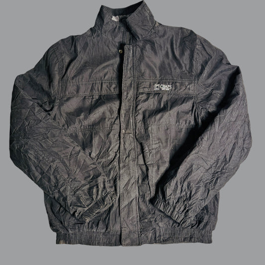 Chaps Classic Black Windbreaker
