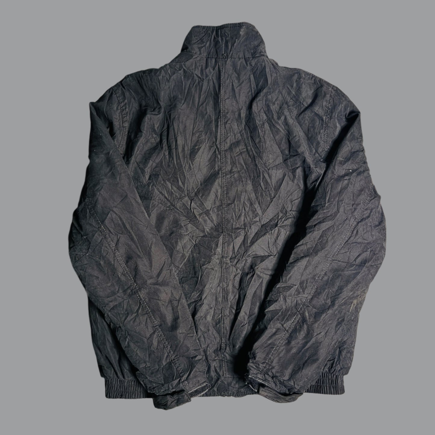 Chaps Classic Black Windbreaker