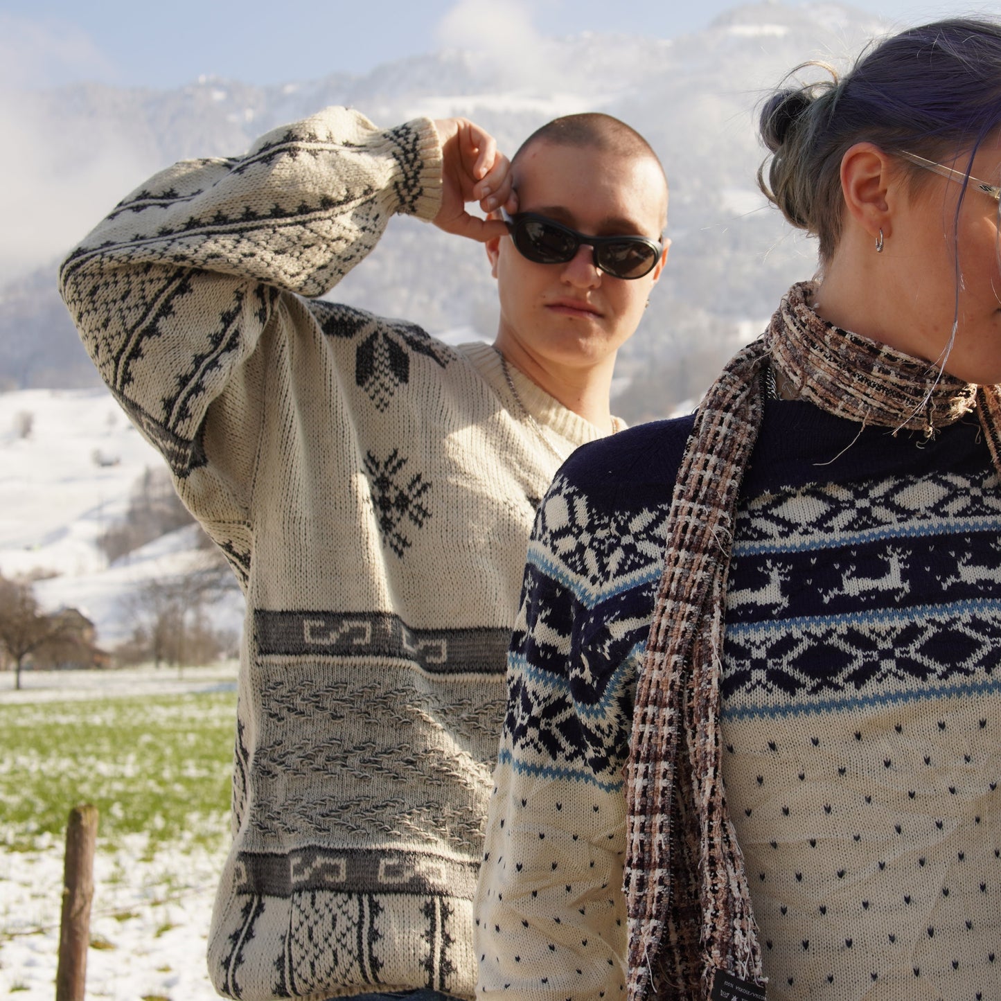 Frosted Snowflake Sweater