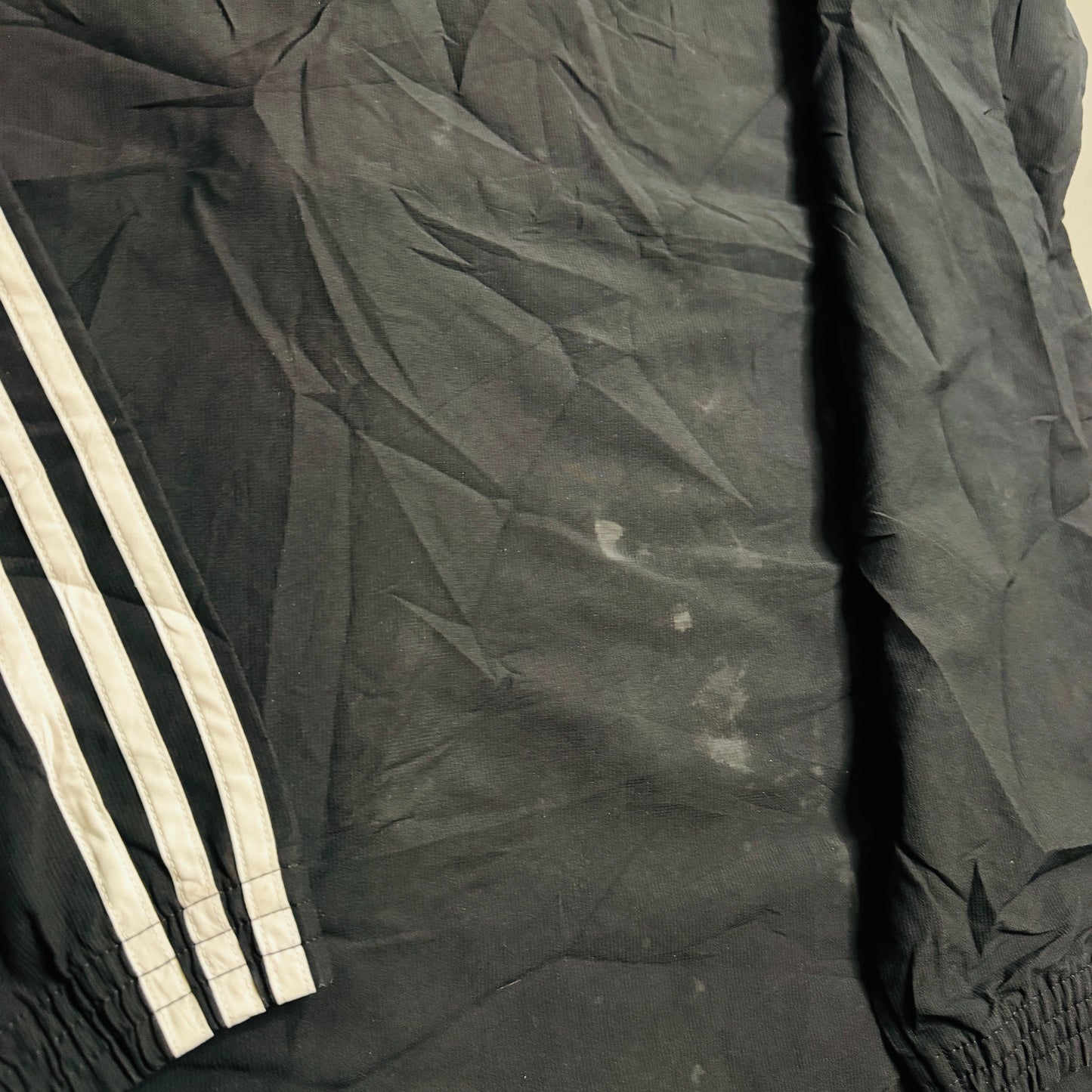 Adidas 3-Stripes Windbreaker – Black & White Classic