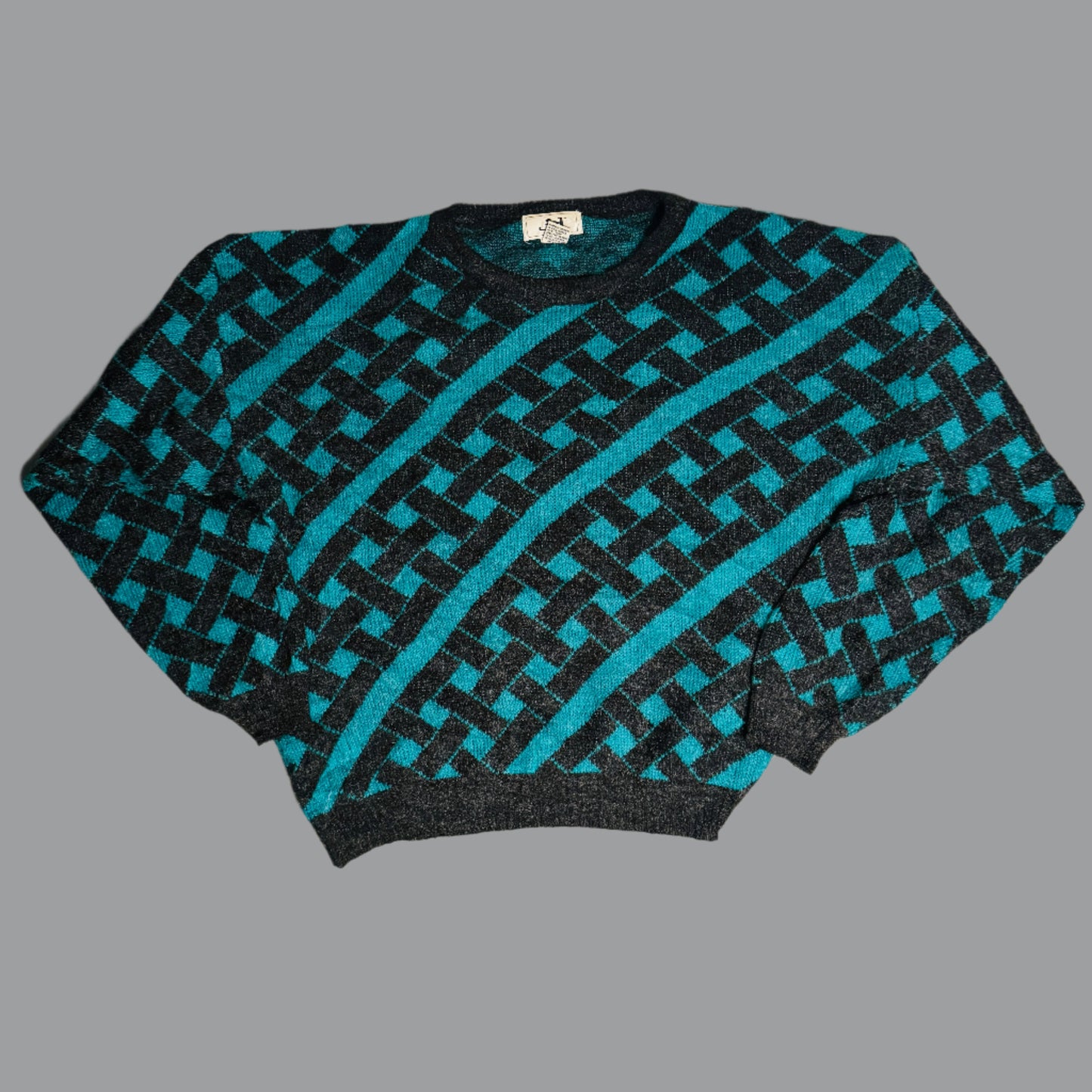 Vintage 90s Graphic Knit Sweater